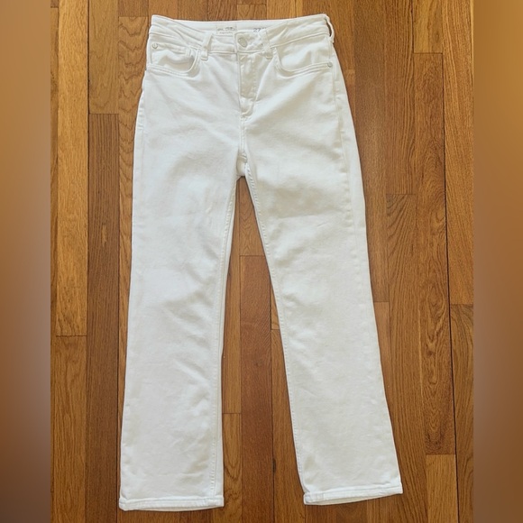 Pilcro The Yaya Mid-Rise Crop Flare Jeans 27 - Picture 3 of 6